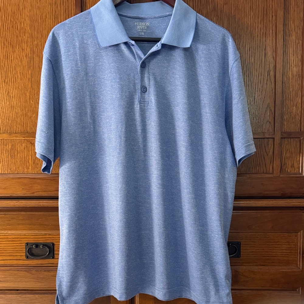 Hudson River Heritage Classics Performance Polo Golf Shirt Casual Preppy Grandpa